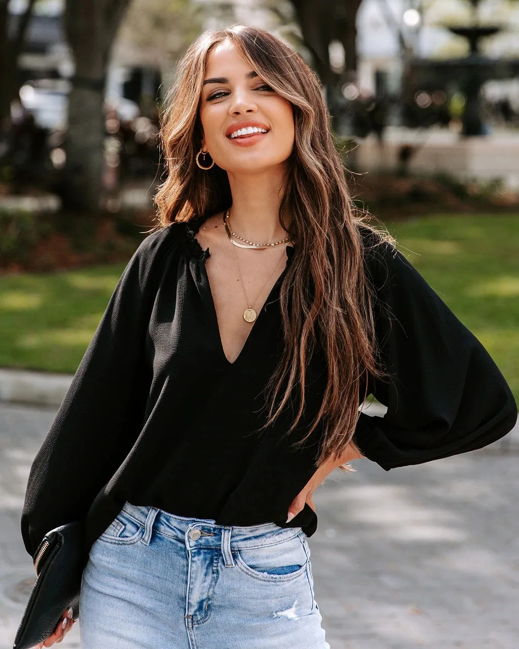 

Office Lady Elegant Work Shirts Autumn 2022 Women Long Sleeve V-neck Business Blouses Solid Color Loose Fit Casual Tunics Tops