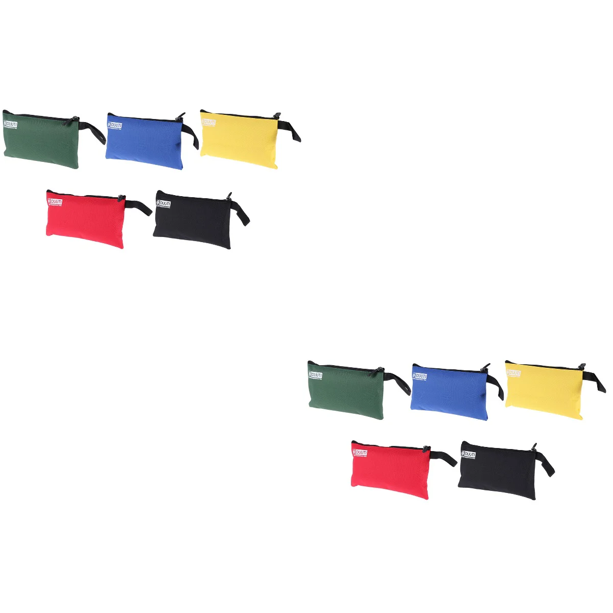 

10 pcs Heavy Duty Multi-purpose Canvas Zipper Tool Pouches Bag Organize Storage Bags (Random Color)