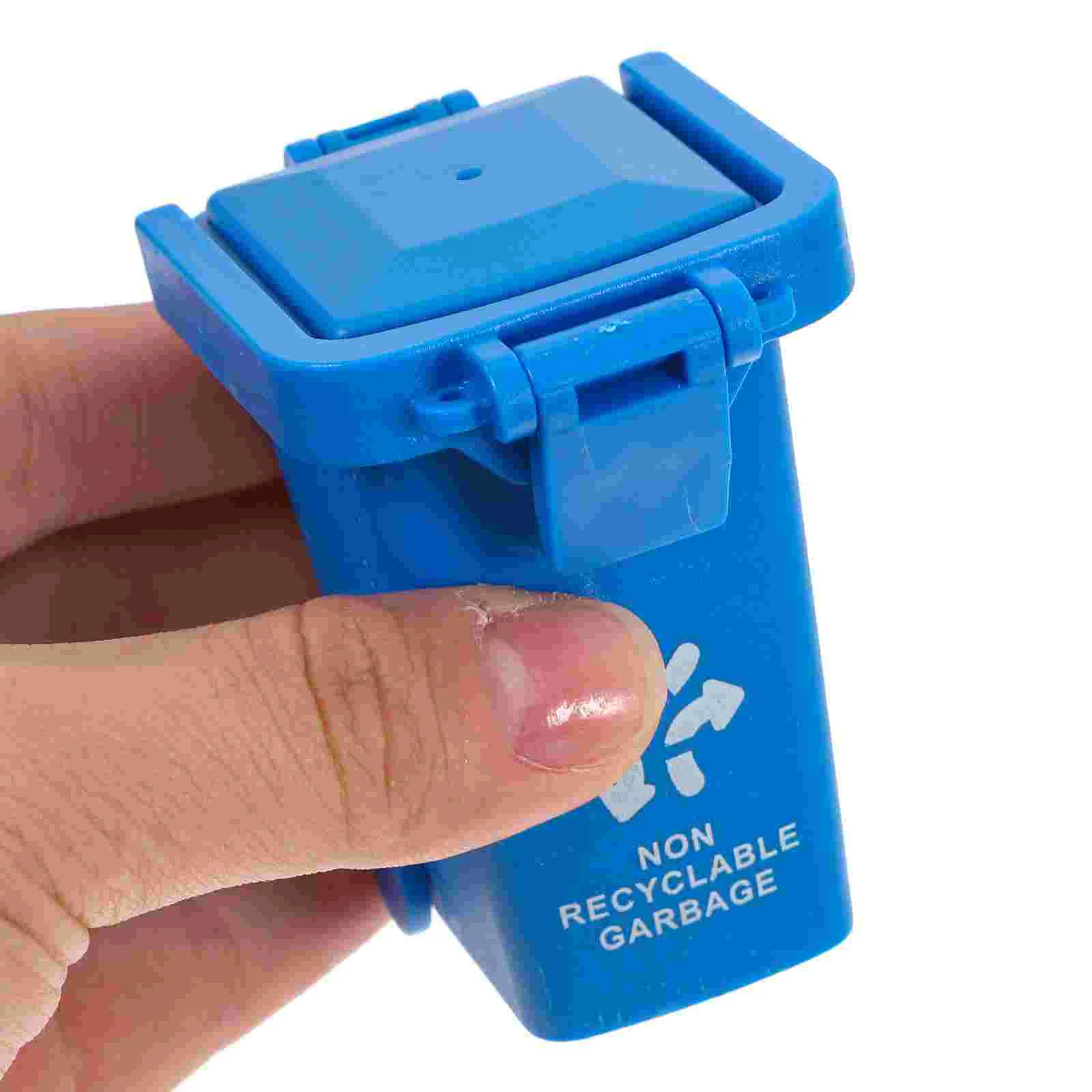 4 шт. небольшой мусорный бак с крышкой мини-детские игрушки пепельница красная