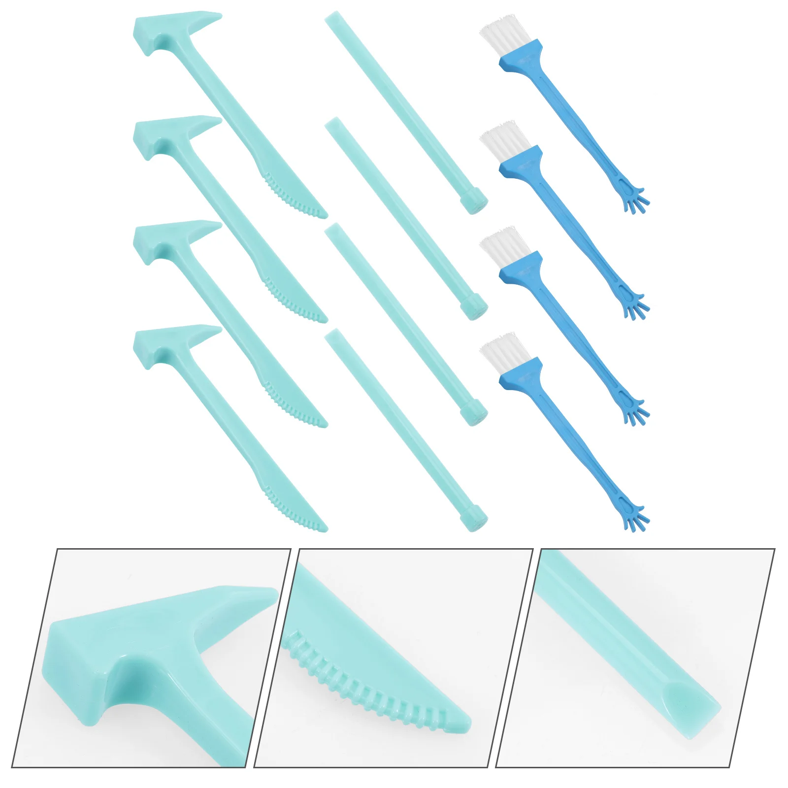 

Excavation Tools Plastic Digging Hammer Chisel Brush Kids Educational Digging Kit Archaeological