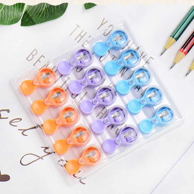 

4pcs Mini Pocket Pencil Sharpener 2.0mm Fine Lead Knife Core Grinder Device Pencils Cutter Pen Sharpeners School Supplies