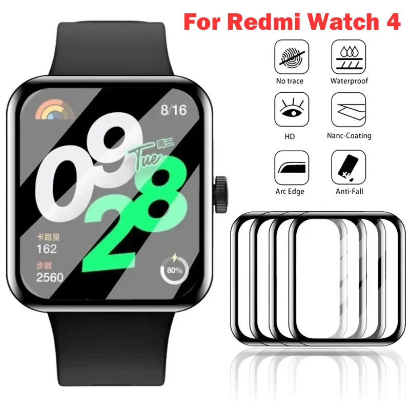 Прозрачная защитная пленка с защитой от царапин для Redmi Watch 4 защитное стекло из