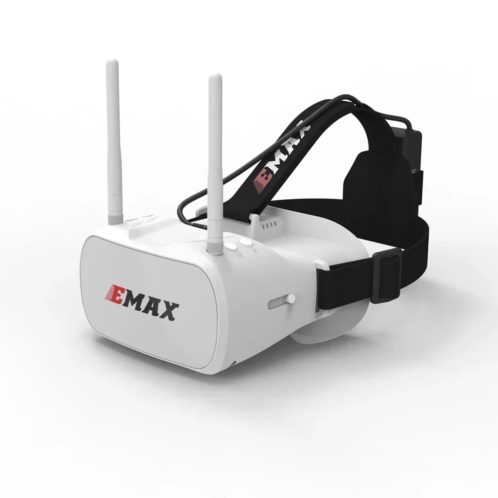 Фото Очки FPV Emax 5.8G 48CH Tinyhawk Diversity с 4.3-дюймовым экраном, двойными антеннами для радиоуправляемых моделей №1