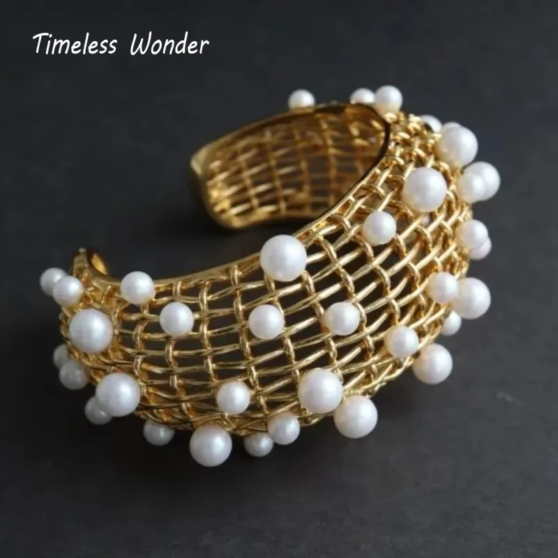 Забавные латунные браслеты-манжеты с геометрическим стеклом для женщин