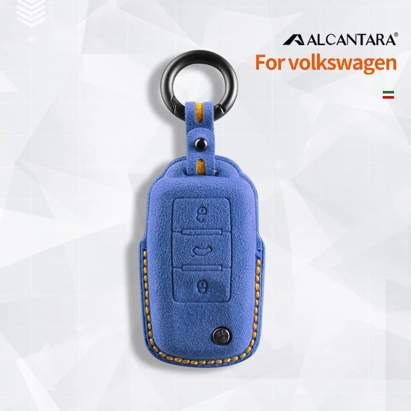 

Сумка для ключа из алькантары для VW Volkswagen Golf3 4 5 6 mk4 Mk6 Passat B5 B6 B7 B8 CC Polo Tiguan Mk2 Touran Jetta