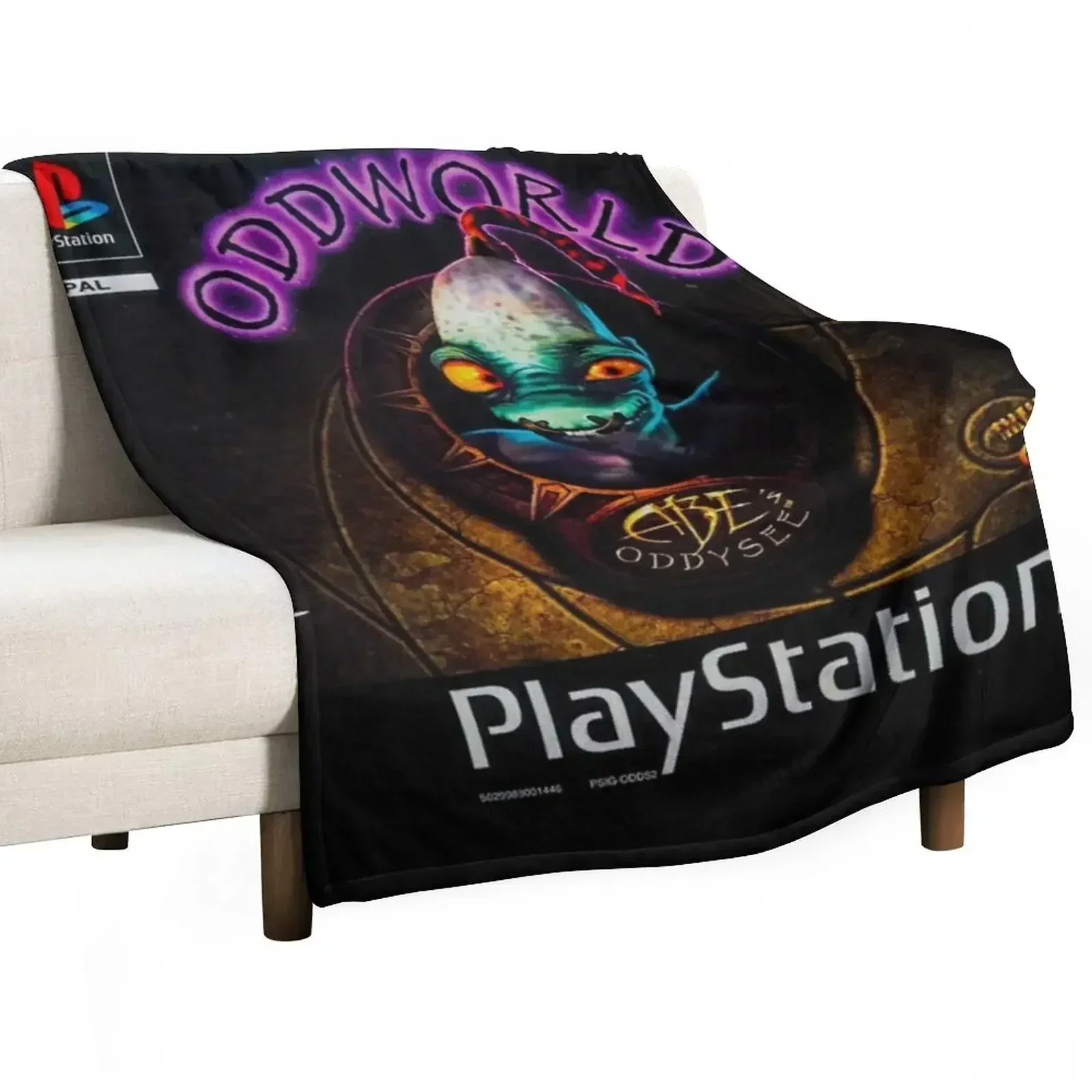 PS1 Oddworld Дизайнерские одеяла для видеоигр Роскошные дизайнерские на заказ