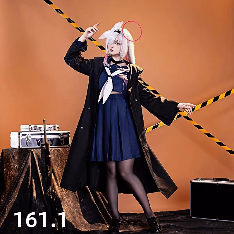 Purana Косплей Костюм Синий Архив Аниме Женская Мода Arona Jk Матросская Юбка Униформа