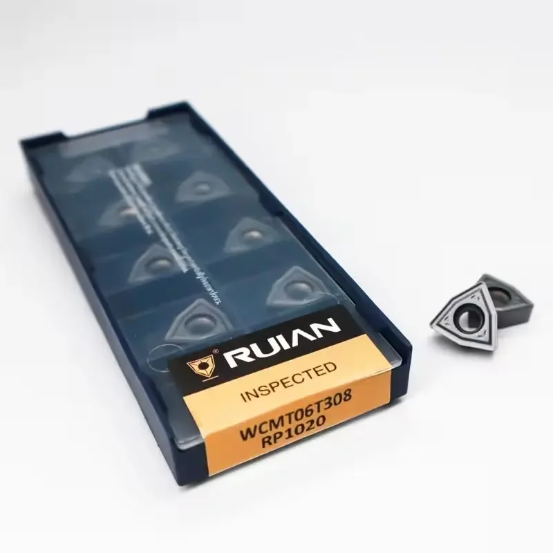 10 шт. RUIAN оригинальные WCMT 030208 040208 050308 WCMT06T308 080412 RP9125C RP1020 Токарный станок с ЧПУ