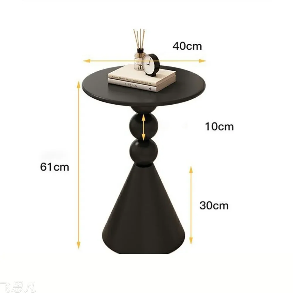 Минималистичный круглый белый диван в скандинавском стиле приставной столик для