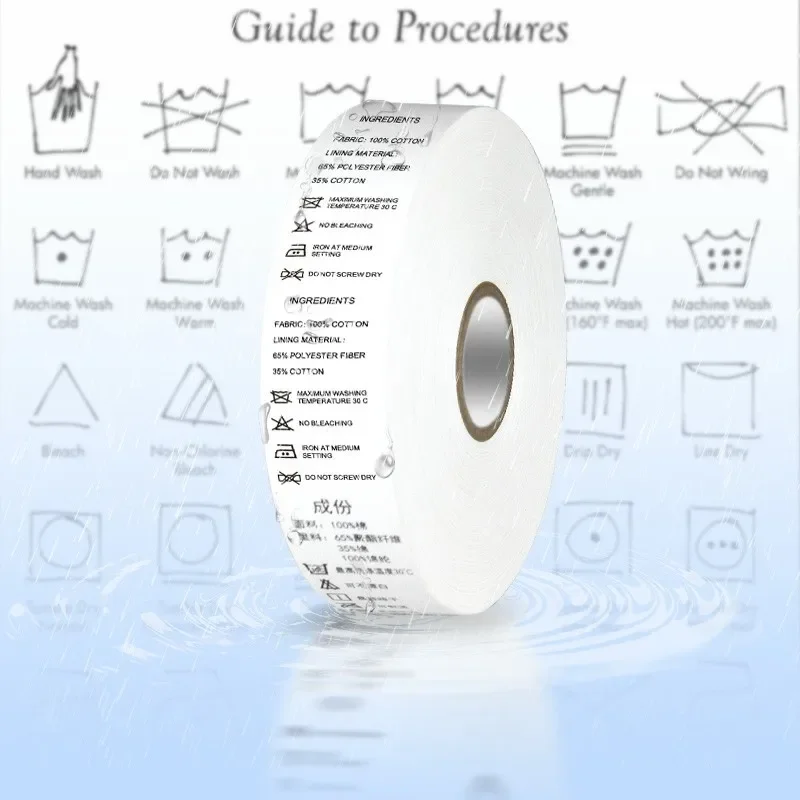 N-mark китайская ткань этикетка автоматическая резка печатная лента принтер