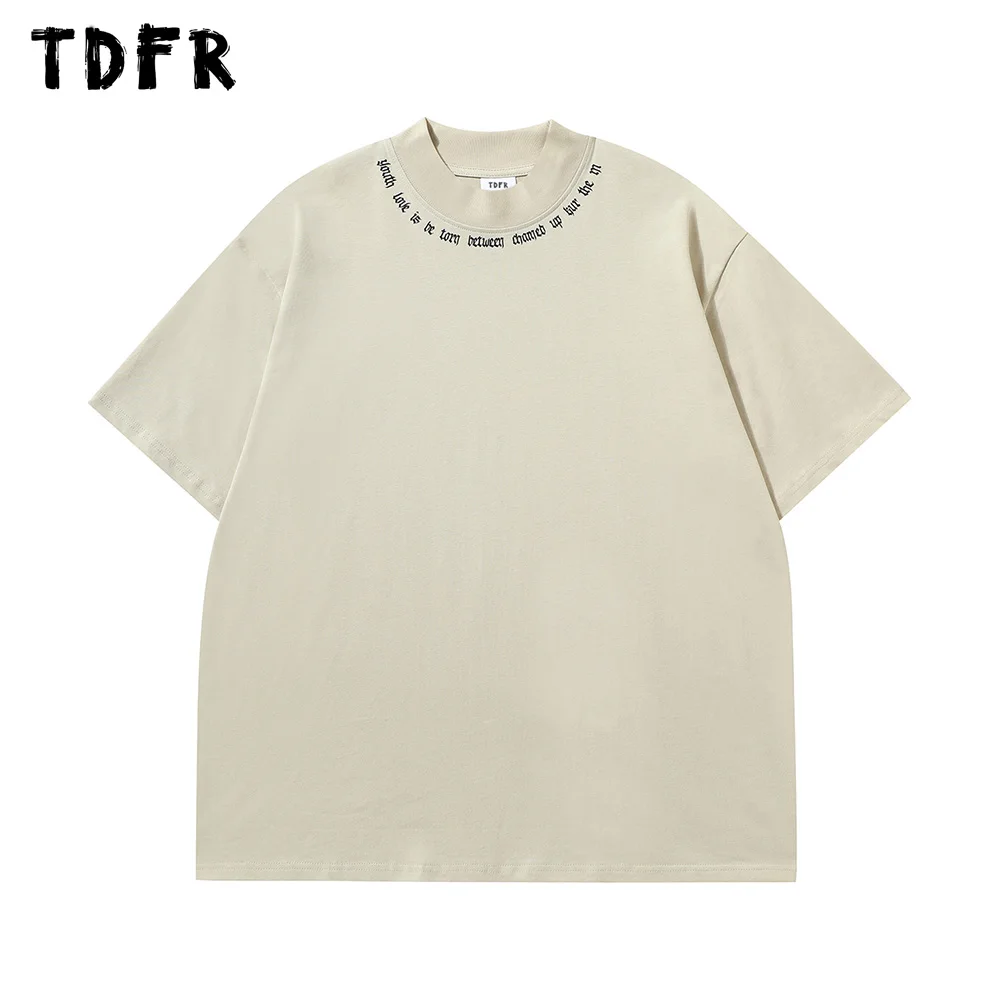 

Футболка мужская с коротким рукавом и круглым вырезом, повседневная простая свободная хлопковая рубашка с коротким рукавом, с надписью, на ...