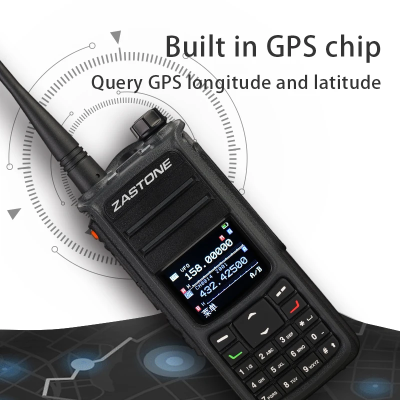 Najtaniej 2 Sztuk ZASTONE UV008 DMR Walkie Talkie Digita Dwukierunkowy Radio Dwuzakresowy 10W Podwójny Czas Slot Walkie-talkie 136-174MHZ 350-480MHZ