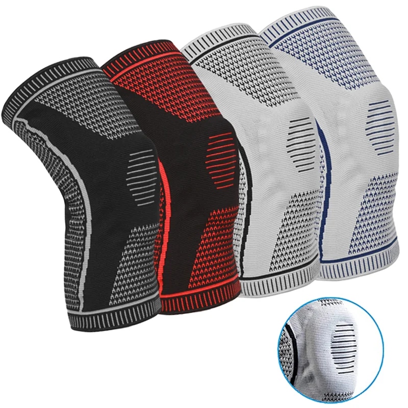 

Professional Knee Brace Compression Knee Sleeve Patella Gel Pad Side Stabilizers For Running Workout Arthritis Joint Recovery