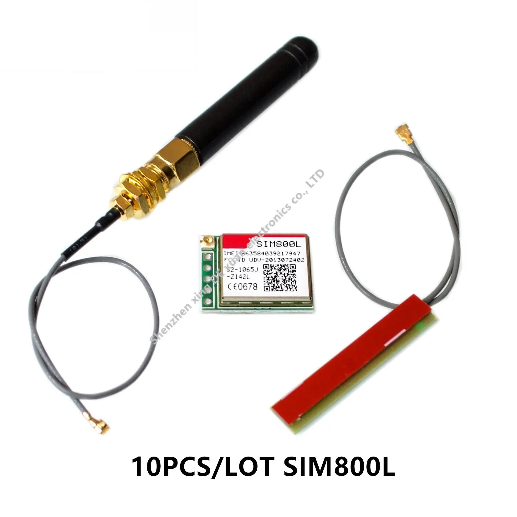 

MXW 10 шт./лот SIM800L беспроводной GSM GPRS модуль четырехдиапазонный с антенной кабельный колпачок