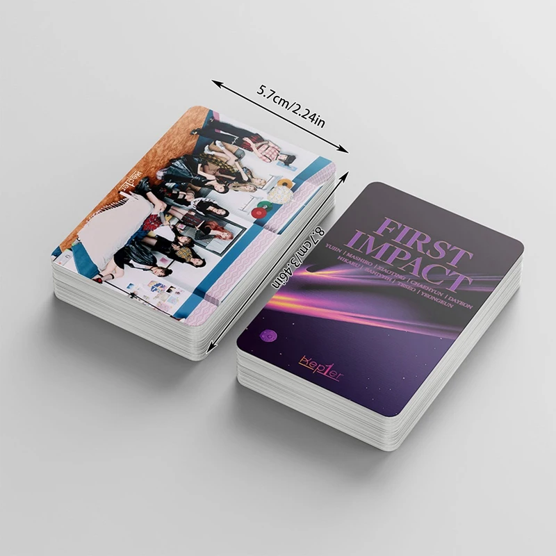 54 шт./компл. Kpop кепрум фотооткрытки новый альбом Первая ударная открытка модная