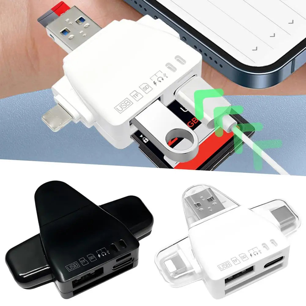 7 в 1 кардридер Sd Tf Usb C мульти Кардридеры флэш-накопитель универсальный для