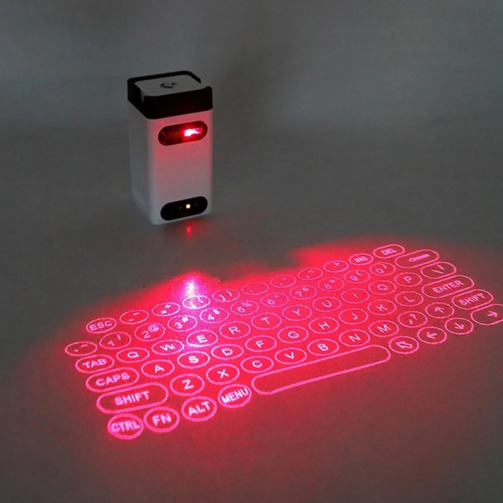 

Portable Bluetooth Virtual Laser Wireless Keyboard Projection Keyboard for Phone Pad Laptop with Hot Mouse Function