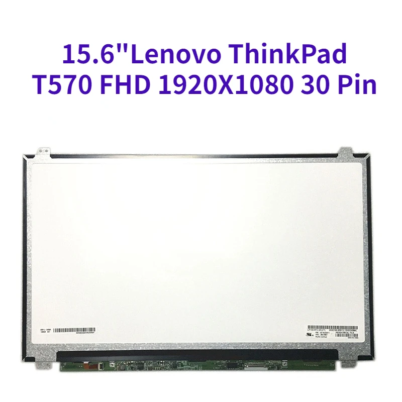 

New Matrix for Lenovo ThinkPad T570 P51S 15.6" FHD 1920X1080 Lcd screen 30 Pin 00UR887 Non-Touch 00UR886