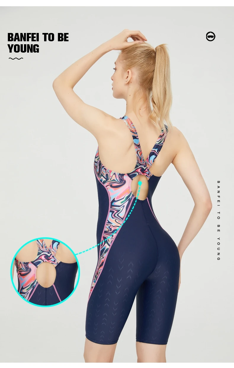 Женский слитный Профессиональный Водонепроницаемый купальник пуш-ап для