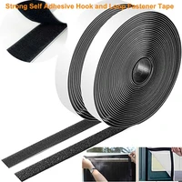5meter hook and loop strips with adhesive fastener tape nylon sticker magic tape with glue diy accessories 1620253050100mm