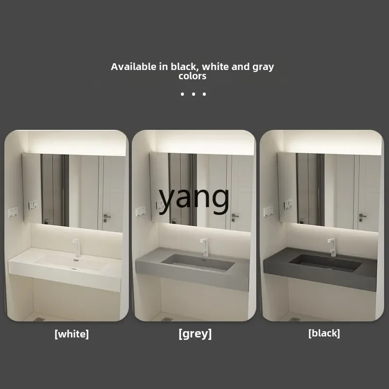 LH микрокристаллический камень ощущение кожи встроенный одинарный умывальник