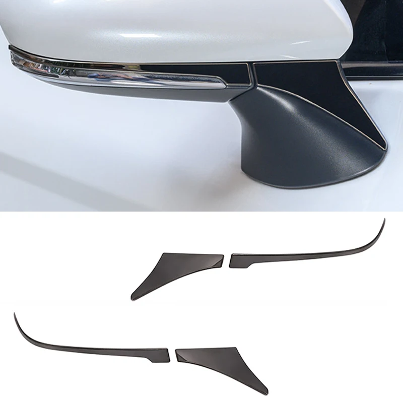 Для Toyota Camry XV70 70 2018 2019 2020 2021 2022 нержавеющая внутренняя отделка зеркала заднего вида для автомобиля молдинговая крышка наклейка с блестками