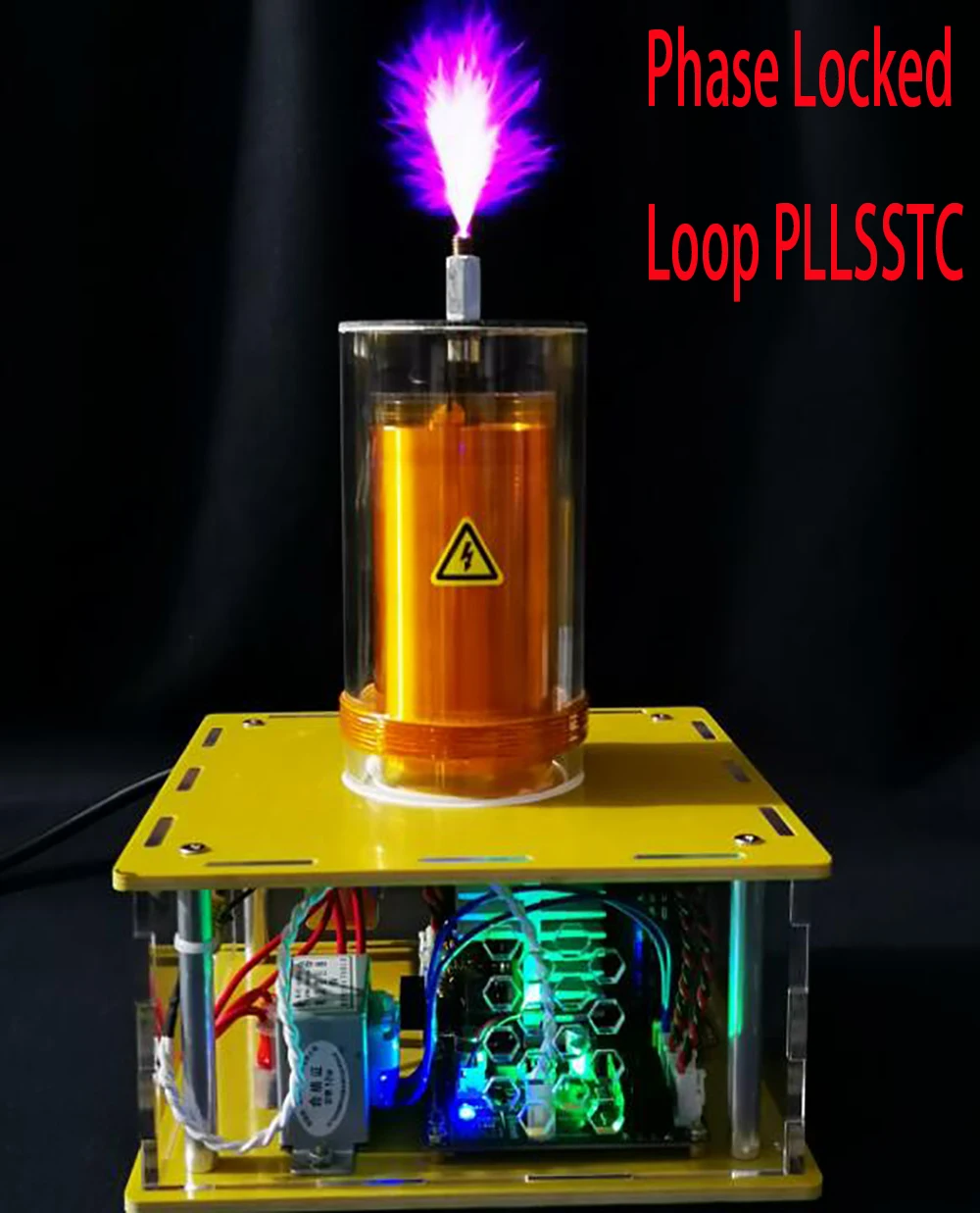 

220V Tesla Coil Finished Phase Locked Loop PLLSSTC Technology Exhibit Toy Plasma