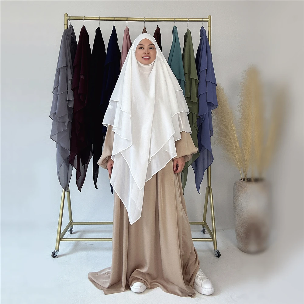 

Ramadan Long Hijab Khimar Muslim Prayer Garment Women Abaya Hijabs Niqab Islamic Turkey Namaz Burka Musulman Eid Caftan Djellaba