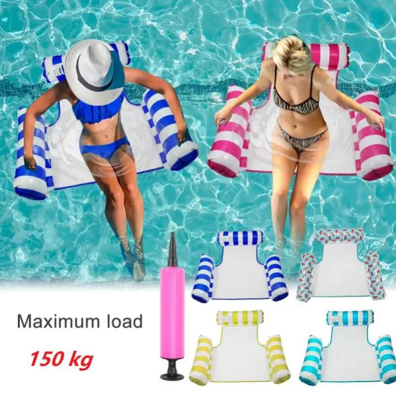 

Летний надувной складной водный гамак, воздушные Матрасы для бассейна, уличная кровать, шезлонг