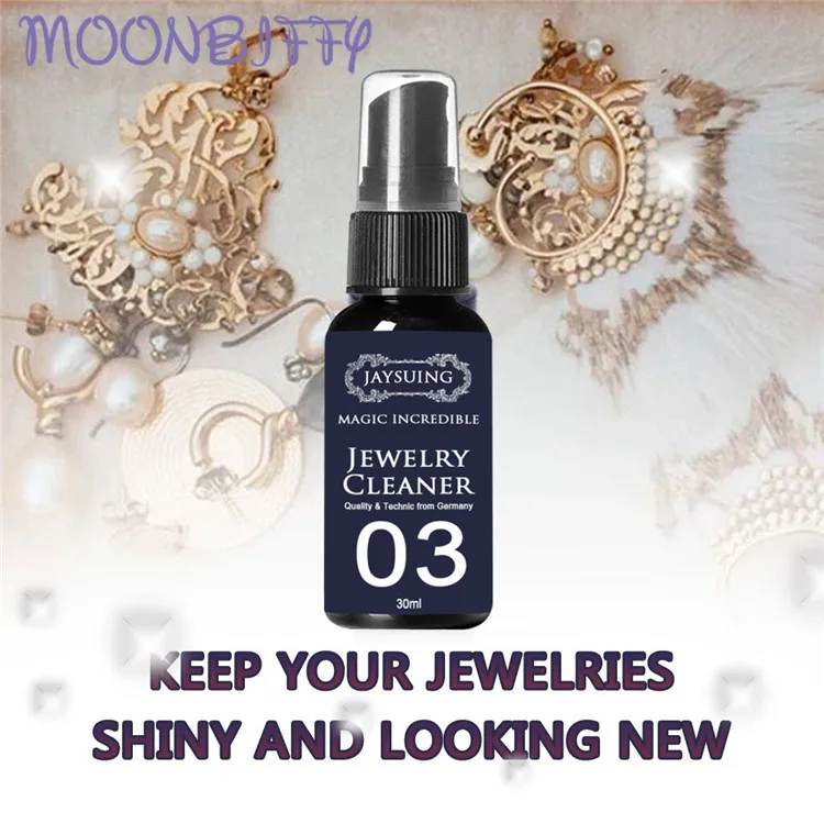 

30ml Jewelry Cleaner Watch Rings Spray All-Purpose Cleaner Rust Remover Anti Tarnish Protection Diamond Rust Household Detergent