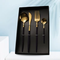 hotel supplies portugal cutlery spoon four piece stainless steel tableware set dinner set tableware