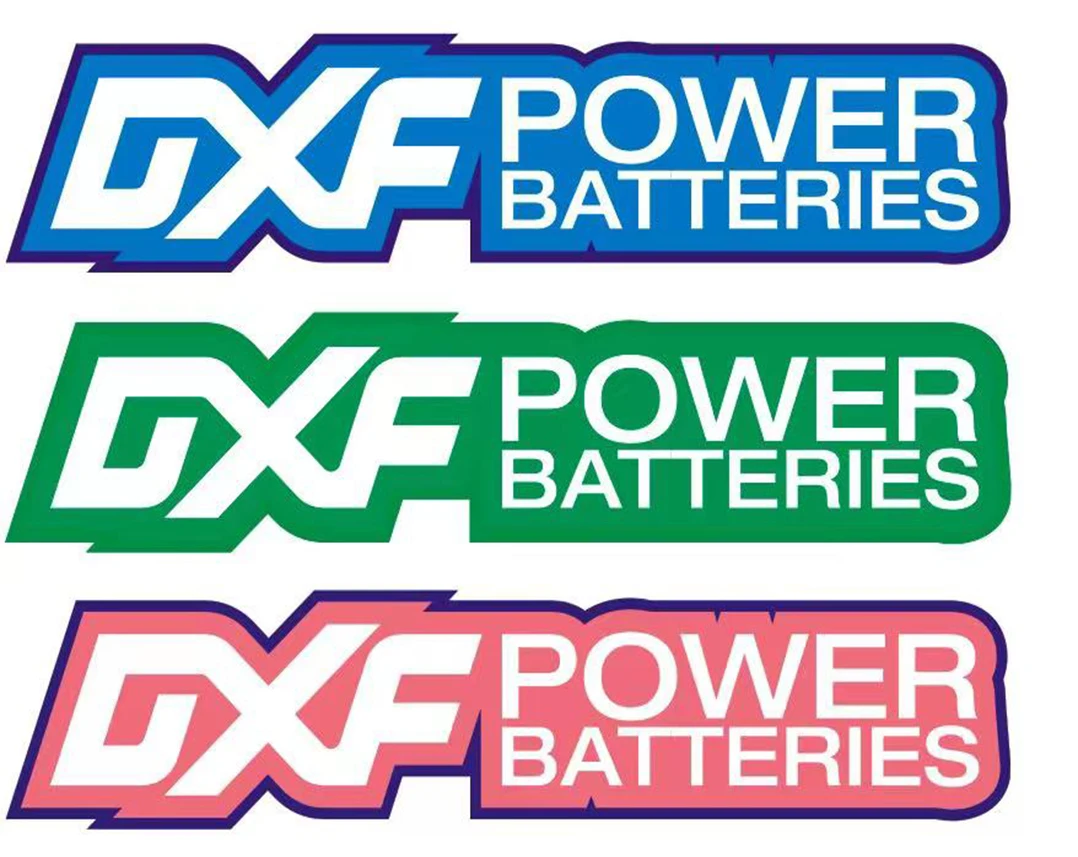 

3PCS DXF POWER BATTERIES Stickers for RC Car Evader BX Buggy Truggy Offroad Boat Truck UAV RACING Helicopter Airplane Arrama