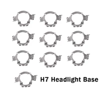 10pcs h7 led headlight bulb adapter socket holder retainer auto led bulb holder lamp base for volkswagen bmw audi mercedes benz