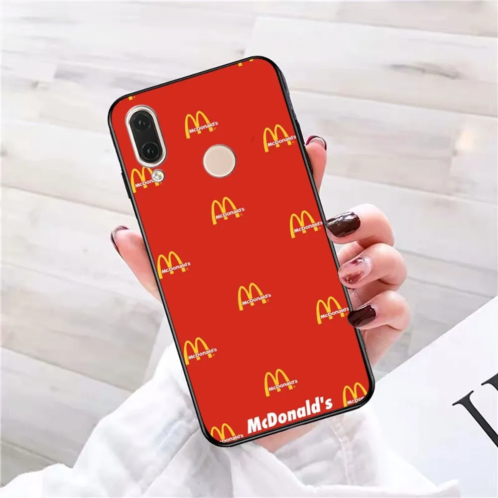 Модный чехол для телефона M-McDonalds Redmi 5 6 7 8 9 10 Plus Pro A GO K20 K30 K40 F3 Fundas