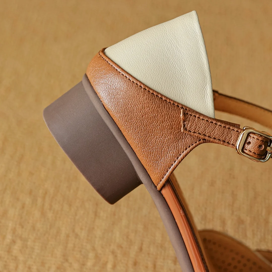 Женские босоножки в стиле пэчворк разноцветные сандалии на плоской подошве с