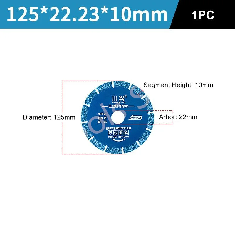 

1 шт., 115/125/150/180/230/250/300 мм, вакуумная пайка, алмазная пила, диск для сухой и влажной вакуумной пайки для каменной керамики