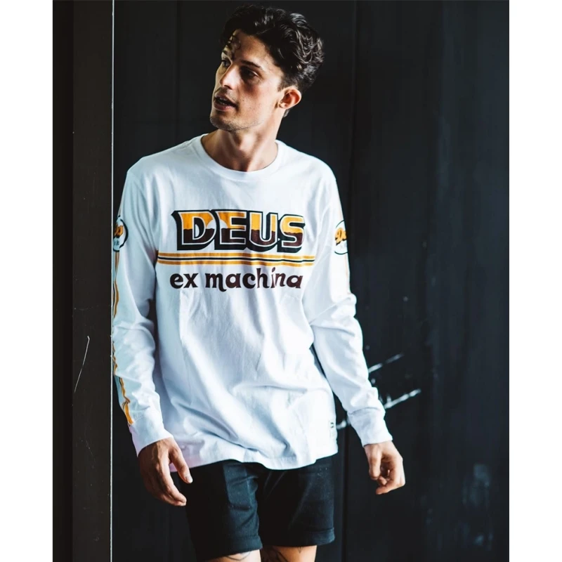 2024 DEUS EX MACHINA футболка с длинным рукавом для мотокросса унисекс рубашки горного