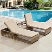 outdoor pool lounge chairs balcony leisure beach chairs courtyard garden rest outdoor lounge chairs