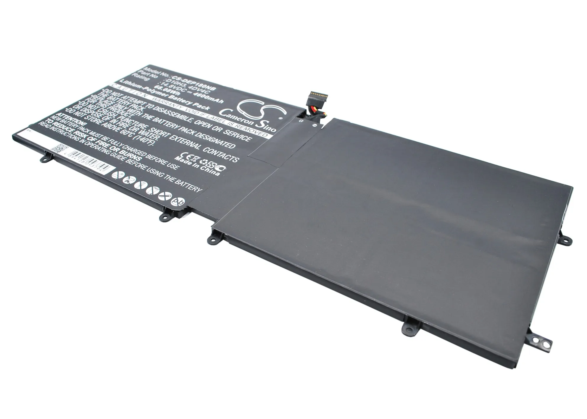 

CS 4600mAh/68.08Wh battery for DELL Dell XPS 18 1810,Dell XPS 18 1820,XPS 18,XPS 18 1810,XPS 18 1820,XPS 18 Tablet