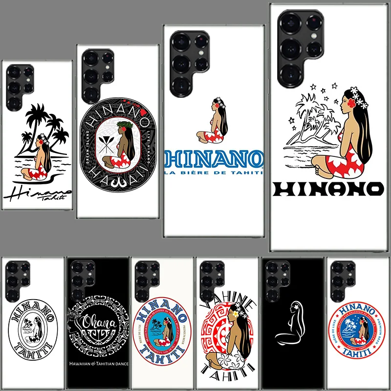 Фото Чехол для телефона H-Hinano Tahiti Girl Beach для Samsung Galaxy S24 S23 S21 S20 FE S22 S26 Ultra S25 Edge S10 Plus, прозрачный чехол из ТПУ №1