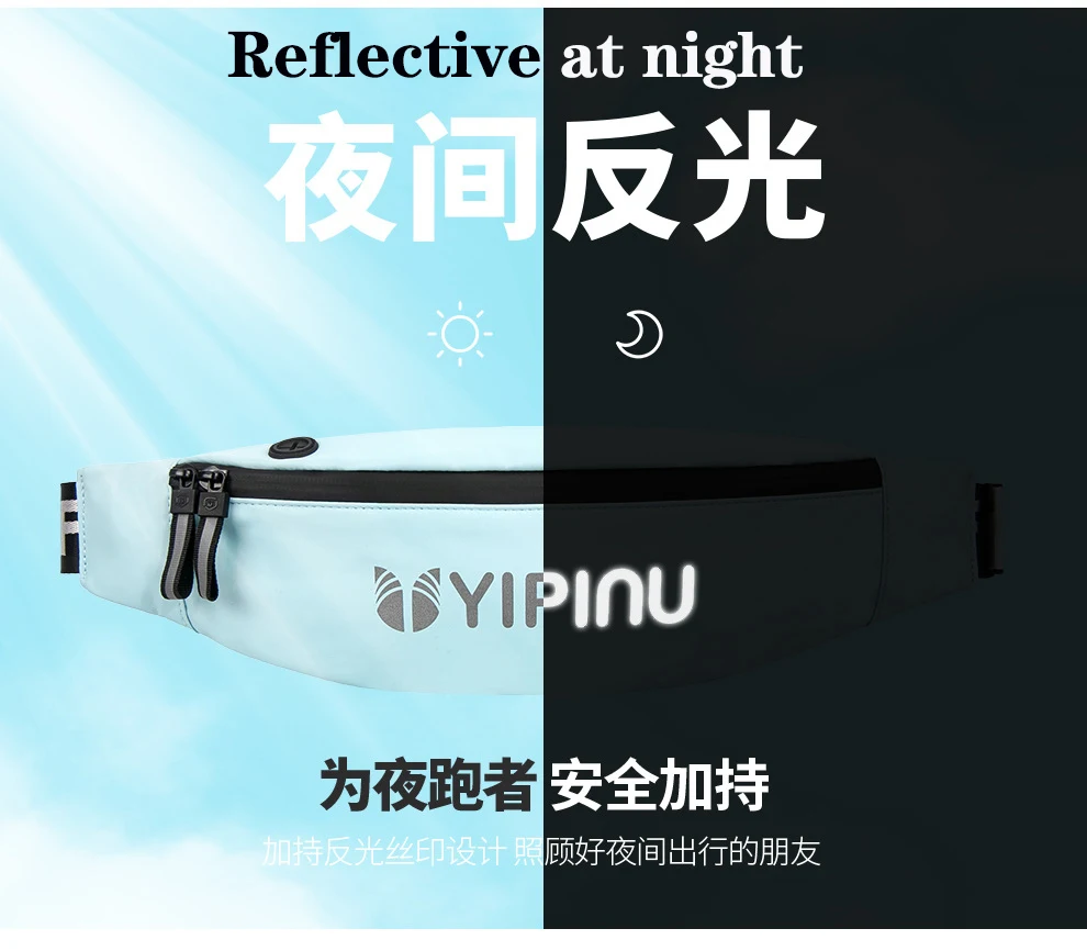 Waist Bag Running Mobile Phone Water Fitness Sports Men Women Waterproof Outdoor New Bottle Close-fitting Portable Fashion