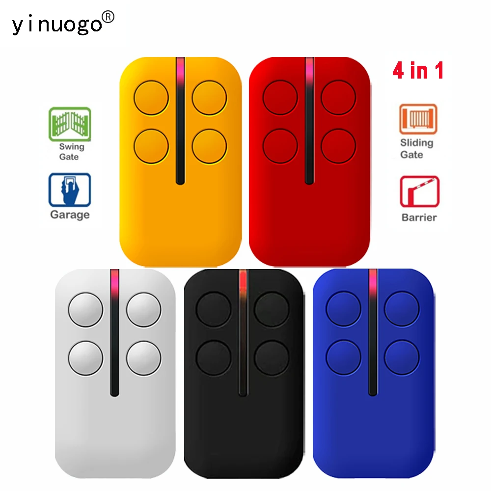 

4 in 1 Multi Frequency Garage Door Remote Control Duplicator 280MHz-868MHz Clone Gate Opener Remote Control For Garage Command