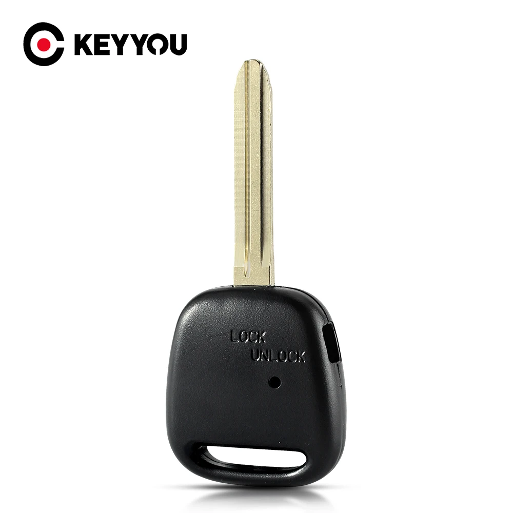 

Запасной чехол KEYYOU для дистанционного ключа с 1 боковой кнопкой для TOYOTA Carina Estima Harrier Previa Corolla Celica