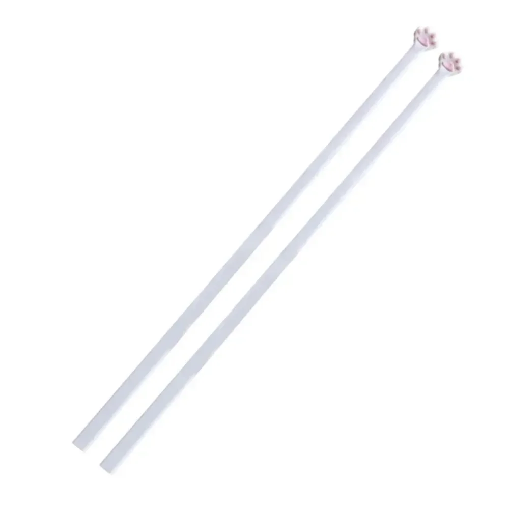 

Многоразовые палочки для еды кошачья лапка розовый пластик