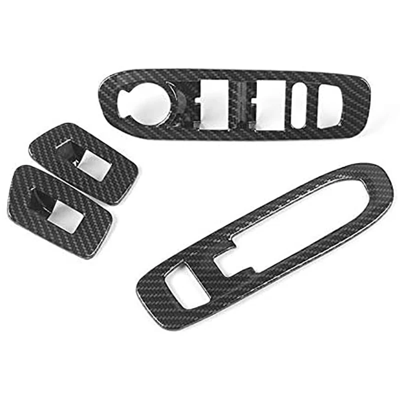 Автомобильный цветной стеклоподъемник из углеродного волокна кнопка