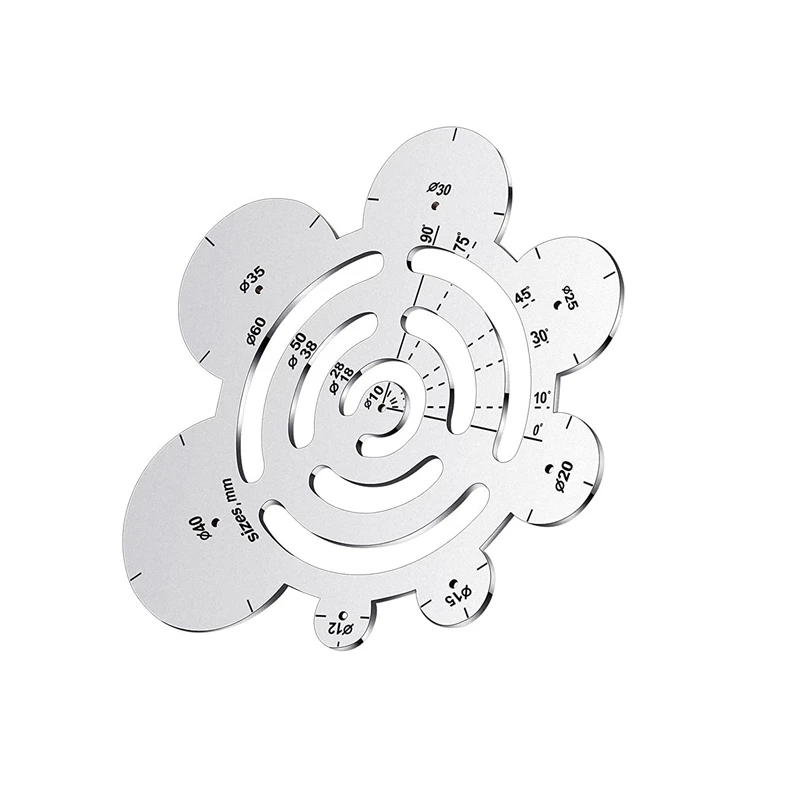 

Круглые инструменты для резки кожи, Металлическая Угловая линейка, круглая линейка для резки кожи своими руками, работы, рисования, работы с...