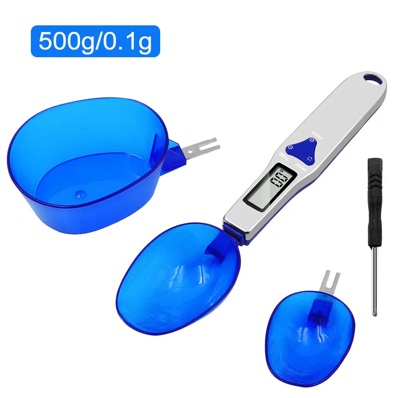 

10 шт., кухонные Пластиковые мерные ложки, 500 г, 0,1 г