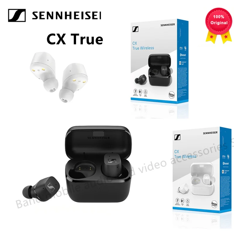 

Sennheiser CX True Wireless Earbuds Bluetooth In-Ear Headphone For Music Calls Noise Cancellation Touch Controls Bass Boost IPX4