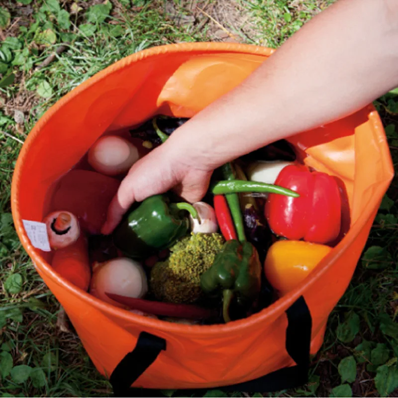 

10/20/30L Foldable Kitchen Storage Bucket Protable Outdoor Travel Camping Fishing Bucket Water Container Collapsible Multi Tools