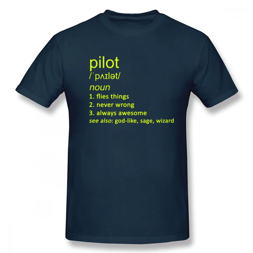 

Funny Pilot Joke Definition T Shirts Graphic Cotton Short Sleeve Birthday Gifts Flying Plane Helicopter Fly Work Job T-shirt
